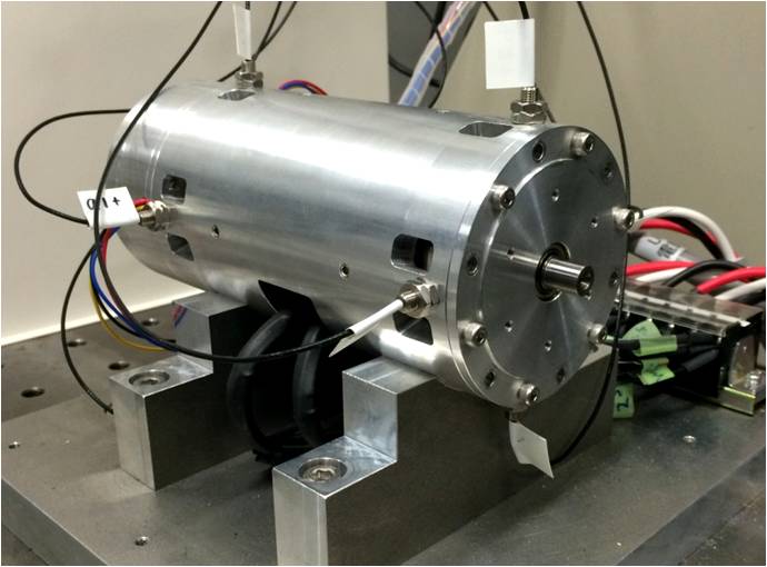 Bearingless motor prototype